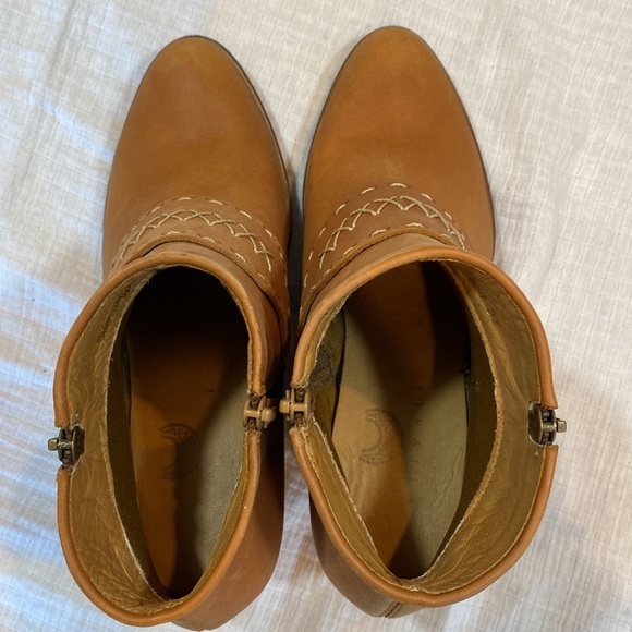 Anthropologie Stivali Maipore‎ Western Ankle Boots Brune 37/ US 6.5/7 - Picture 9 of 10